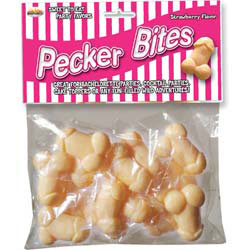Hott Products Pecker Bites, Strawberry