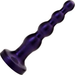 Tantus Ripple Silicone Butt Plug, 6.85 Inch, Midnight Purple