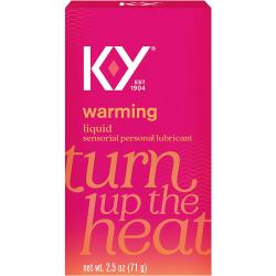 K-Y Warming Liquid Personal Lubricant, 2.5 ounce (71 g) Bottle