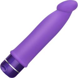 Luxe Purity Intimate Silicone Vibrator, 7.5 Inch, Purple