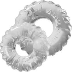 OxBalls Truckt 2-Pack Cockring Set, Clear