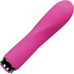 NS Novelties Luxe Collection Scarlet Compact Rechargeable Vibrator, 4.3 Inch, Pink