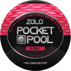 Zolo Pocket Pool 8 Ball Stimulating Sleeve Masturbator for Men