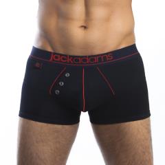 Jack Adams Navy Boxer Brief Black Red Large Jack Adams Navy Boxer Brief Black Red Large