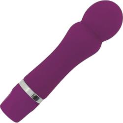 Golden Triangle Mmmm Mmm Silicone Pop Vibrator, 5.75 Inch, Purple