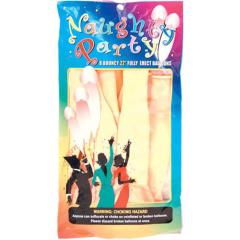 22 Inch Naughty Party Penis Balloons, Flesh, Pack of 8