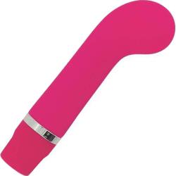Golden Triangle Mmmm Mmm Silicone G-Spot Vibrator, 5.75 Inch, Pink