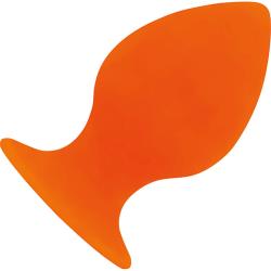 Rooster Daddy-O Silicone Butt Plug, 4.5 Inch, Orange