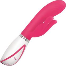 Evolved Disco Bunny Premium Silicone Vibrator for Women, 9 Inch, Pink