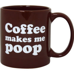 Island Dogs Attitude Mug, Coffee Makes Me Poop, 22 fl.oz (650 mL) Mug