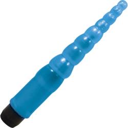 Nasstoys Pearlshine Mini Unicorn Anal Probe Vibrator, 5.25 Inch, Blue