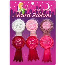 Bride to Be`s Award Ribbons, Pack of 6