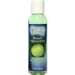 Razzels Warming Intimate Lubricant, 4 fl.oz (120 mL), Pleasurable Green Apple