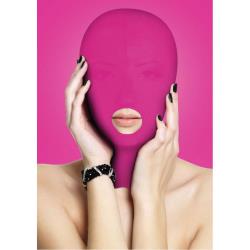 Ouch! Submission Mask with Mouth Hole for Him and Her, One Size, Pink