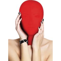Ouch! Subjugation Full Hood Mask for Him and Her, One Size, Red