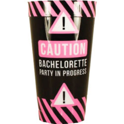 Kalan Caution Bachelorette Party Plastic Cup