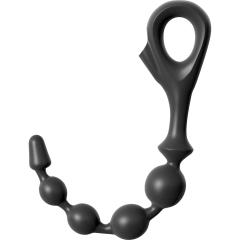 Anal Fantasy Collection Ez Grip Anal Beads, 7.25 Inch, Black