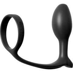 Anal Fantasy Collection Ass-Gasm Cockring Beginners Plug, Black