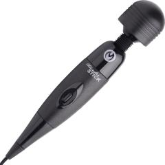 Master Series Supercharged ThunderStick Power Wand Massager, 13 Inch, Black
