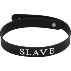 Master Series Slave Silicone Collar, 17.5 Inch, Black