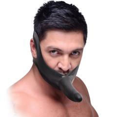 Master Series Face Fuck Face Strap-On, 5.5 Inch, Black