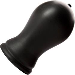 Tantus Tex Butt Plug, 4.5 Inch, Black