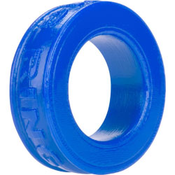 OxBalls Pig-Ring Super Soft Platinum Silicone Cockring, 1.5 Inch, Police Blue