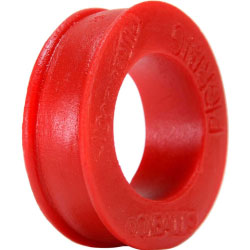 OxBalls Pig-Ring Super Soft Platinum Silicone Cockring, 1.5 Inch, Red