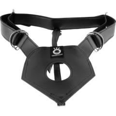 King Cock Play Hard Strap-On Harness, One Size, Black