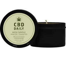 Earthly Body Daily Skin Candle with Hemp Seed Oil, 6 oz (170 g)