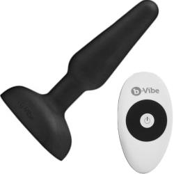 b-Vibe Trio Anal Plug with Wireless Remote, 5.25 Inch, Black