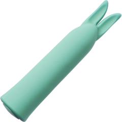 Sensuelle Bunnii Rechargeable Silicone Clitoral Vibrator, 4.5 Inch, Teal