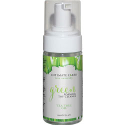 Intimate Earth Green Foaming Toy Cleaner with Tea Tree Oil, 3.4 Fl.Oz (100 ml)
