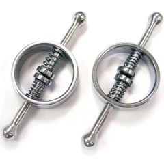 Medical Play Nipple Clamps by Rouge Garments, Silver