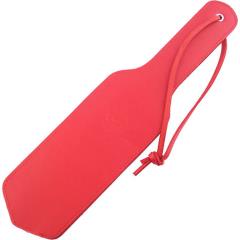 Rouge Double Sided Leather Spanking Paddle, 13 Inch, Red