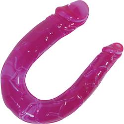 Kinx Mini Double Dong Double Ended Dildo, 11.75 Inch, Purple