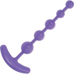 Kinx Classic Anal Beads, 6.25 Inch, Purple