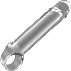Sono No 31 Extra Length 1 Inch Penis Extension with Ball Strap, 6 Inch, Clear