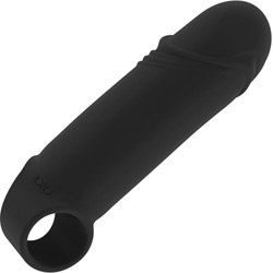 1 Inch Extra Length Sono No 35 Thick Penis Extension with Ball Strap, 6 Inch, Black