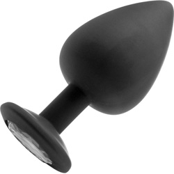 Ouch! Large Diamond Butt Plug, 2.6 Inch, Black