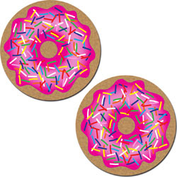 Pastease Donut with Sprinkles Nipple Pasties, One Size