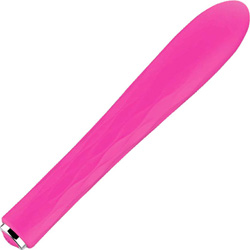 Nalone Cici Metal Vibe with Silicone Sleeve, 6.5 Inch, Silver/Pink