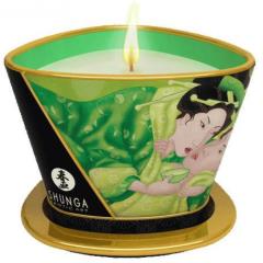 Shunga Zenitude Scented Massage Candle, 5.7 fl.oz (170 mL), Exotic Green Tea