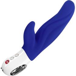 Fun Factory Lady Bi G5 Silicone Rabbit Vibrator, 8.75 Inch, Ultramarine Blue
