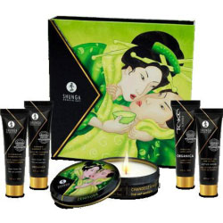 Geisha`s Secrets Gift Set by Shunga, Organica Exotic Green Tea