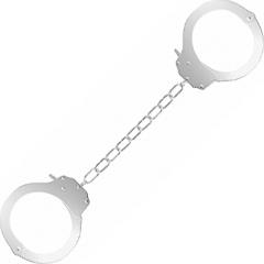 Ouch! by Shots Toys Pleasure Leg Cuffs, White