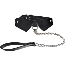 Ouch! Exclusive Collar with Leash by Shots, One Size, Black