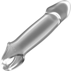 Sono No 33 Extra Length 1 Inch Penis Extension with Ball Strap, 6 Inch, Clear