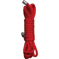 Ouch! Kinbaku Soft Nylon Rope, 5 ft, Red