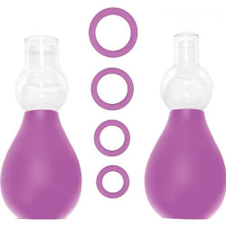 Ouch! Nipple Erector Set for Beginners, 6 Pieces, Purple